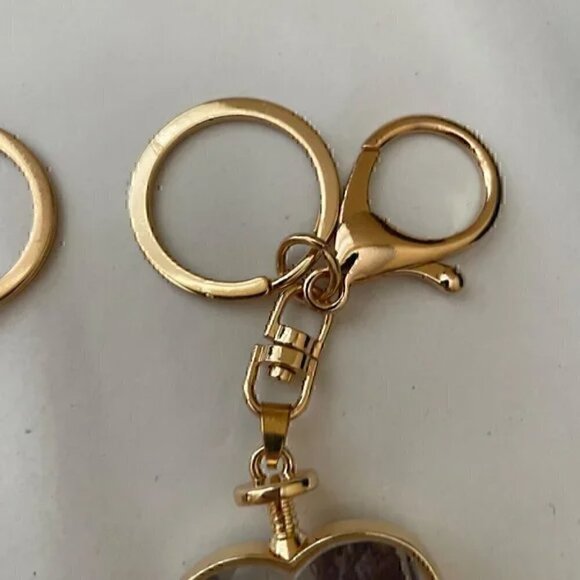 Set of 2 Keychains Amethyst Chips & Lavender Dried Flowers - Picture 11 of 12